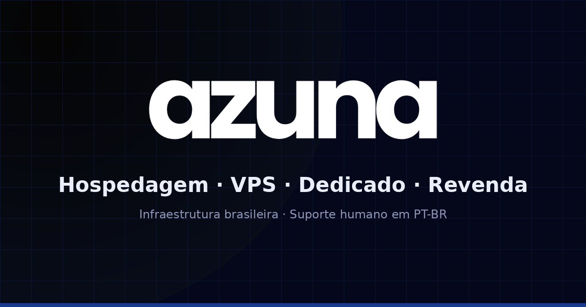 Azuna · Hospedagem de Sites, VPS, Servidor Dedicado e Revenda